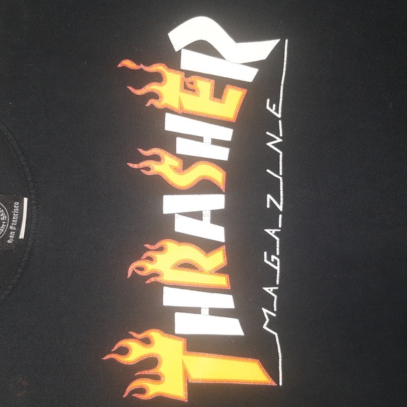 (M)🆕️🔥Thrasher🔥 Magazine Graphic T Shirt Ptp 19"×L27" - Picture 4 of 6